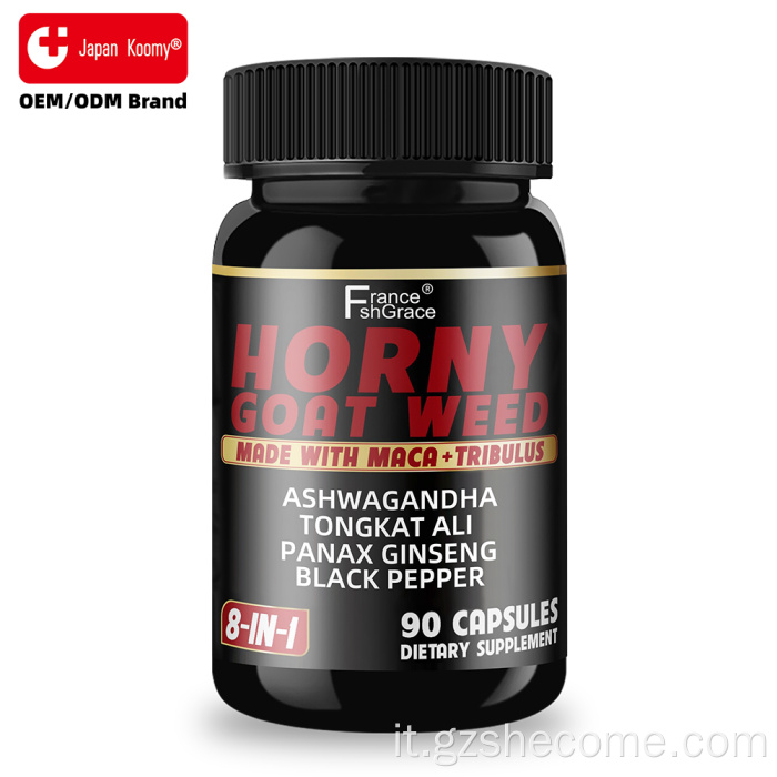 Capsule Shecome Horny Goat Weed Premium Radice di Maca